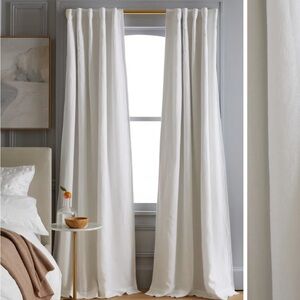 Quince European Linen Room Darkening Curtain